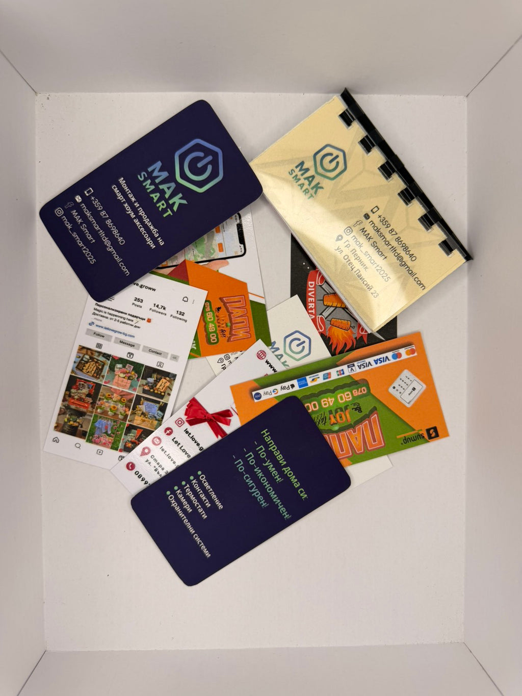 Визитки 90х50